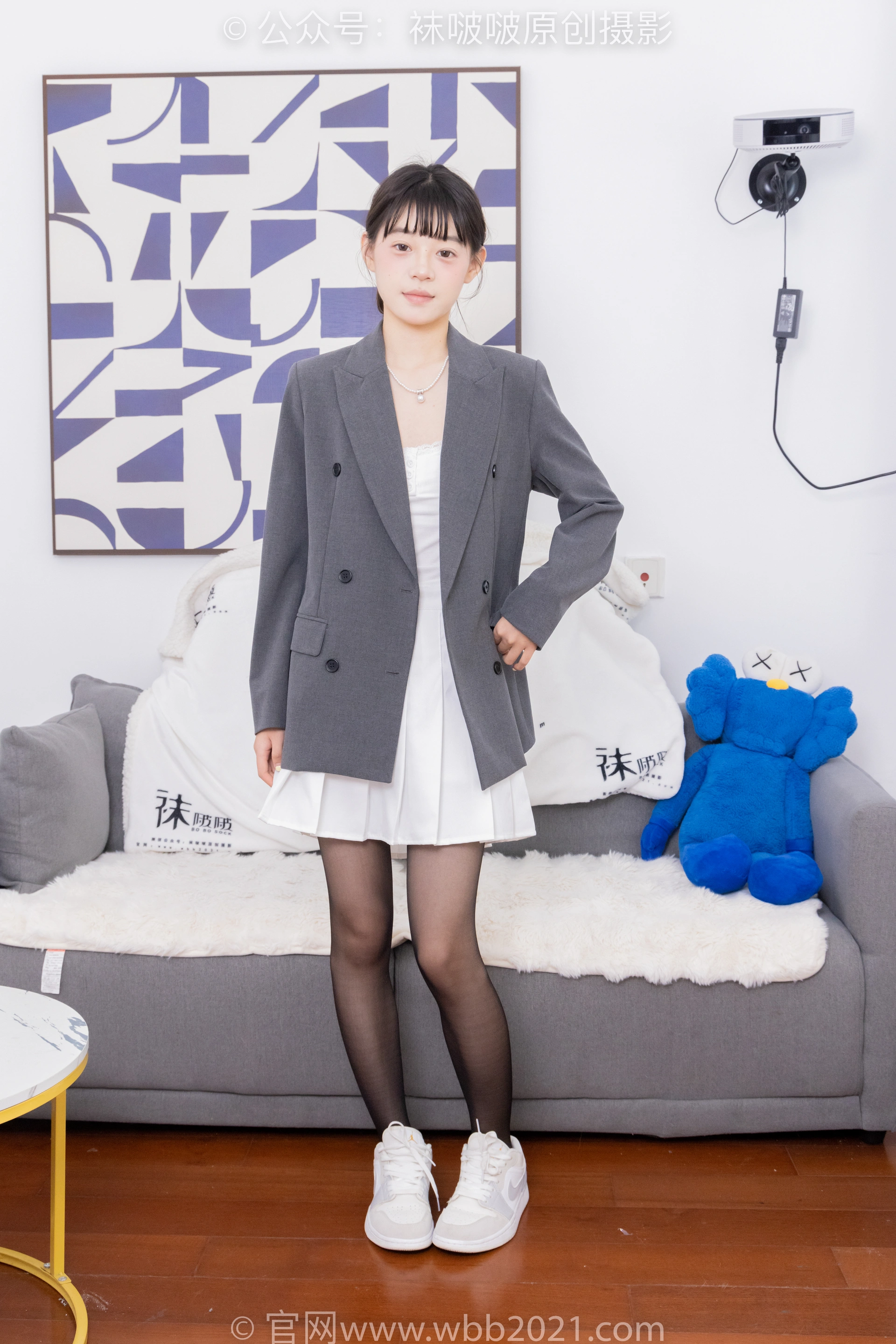 [BoBoSocks袜啵啵] NO.404 糯米-板鞋、黑丝（脚尖加固款）、ol风（花絮版） 0
